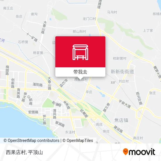 西果店村地图