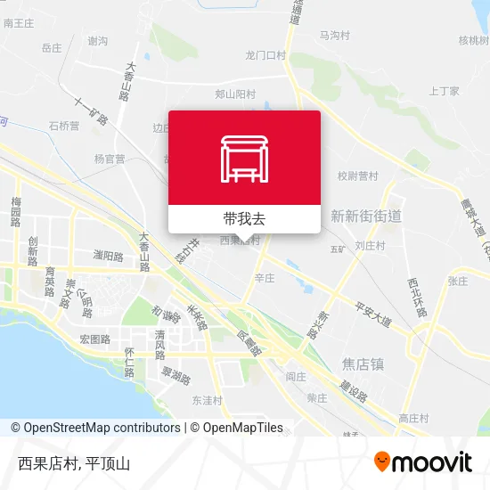 西果店村地图