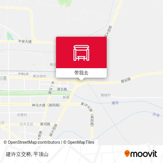 建许立交桥地图