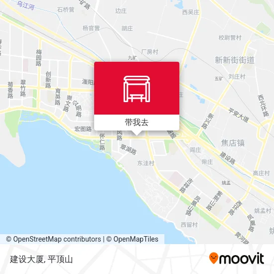 建设大厦地图