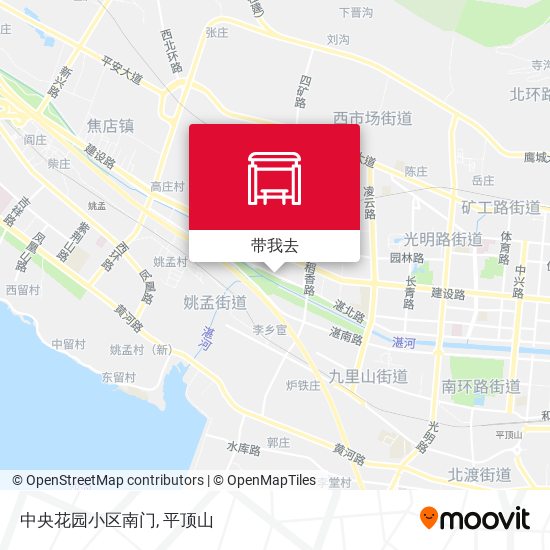 中央花园小区南门地图