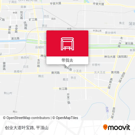 创业大道叶宝路地图