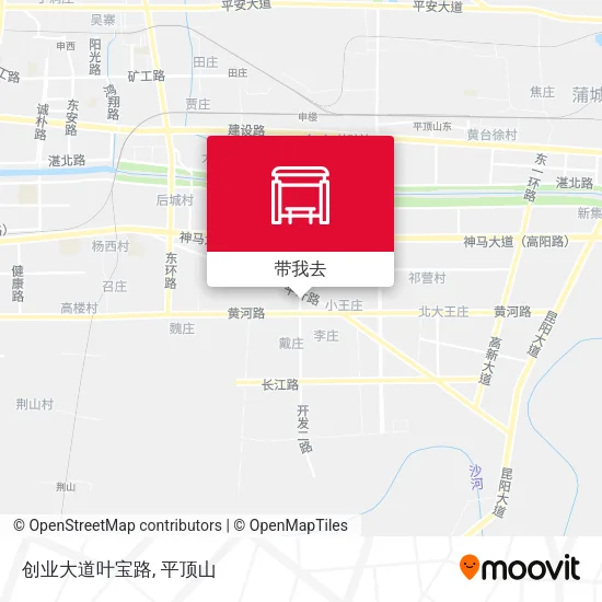 创业大道叶宝路地图