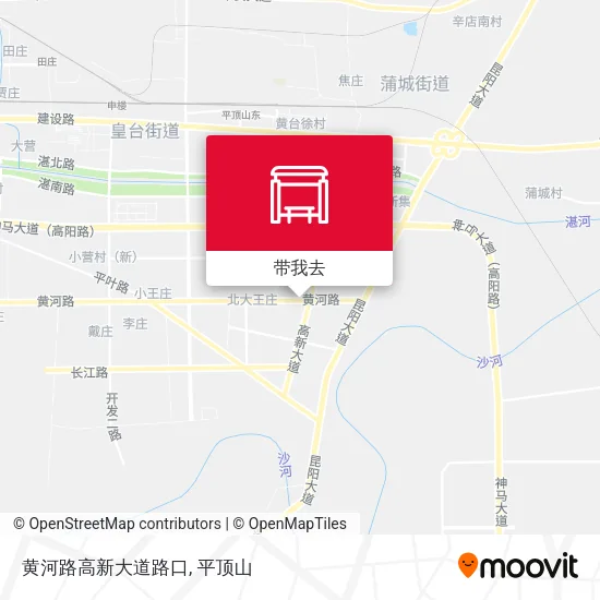 黄河路高新大道路口地图