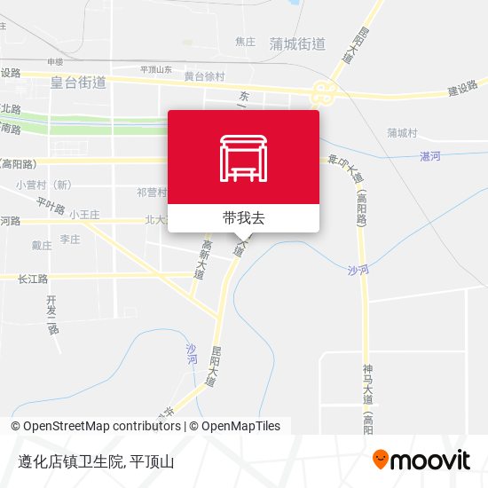 遵化店镇卫生院地图