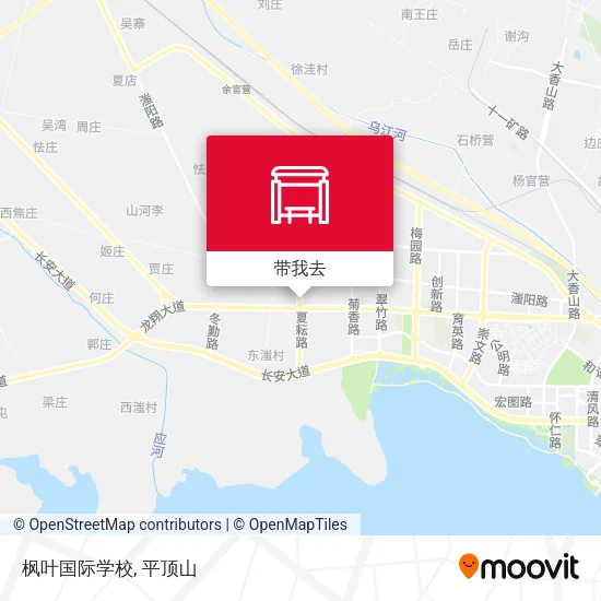 枫叶国际学校地图