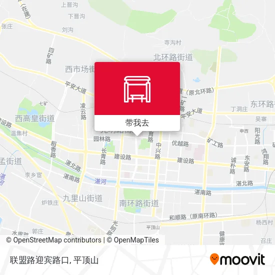 联盟路迎宾路口地图