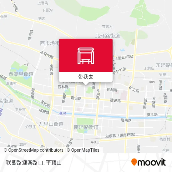 联盟路迎宾路口地图