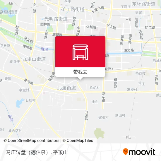 马庄转盘（德信泉）地图