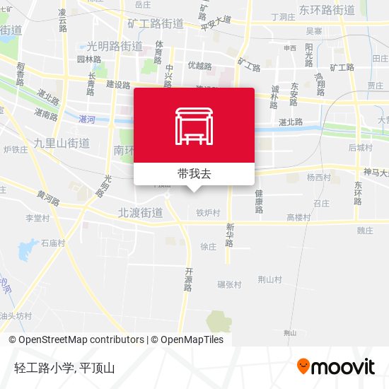 轻工路小学地图