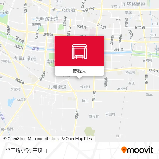 轻工路小学地图