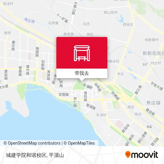 城建学院和谐校区地图