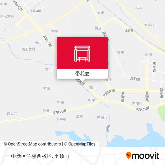 一中新区学校西校区地图