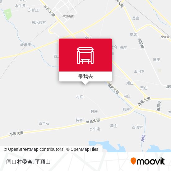 闫口村委会地图