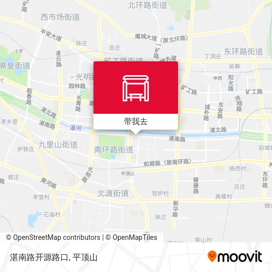 湛南路开源路口地图