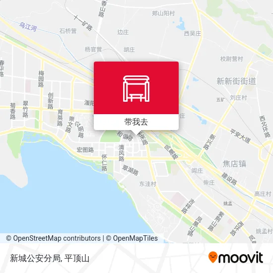 新城公安分局地图
