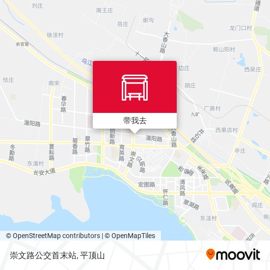 崇文路公交首末站地图