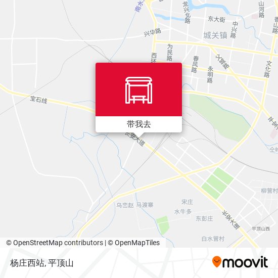 杨庄西站地图