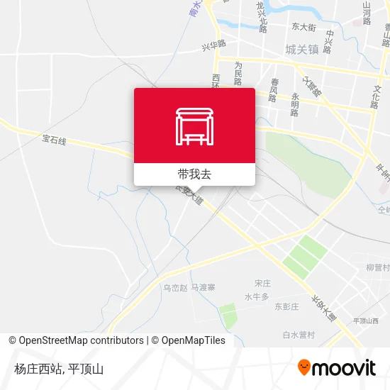 杨庄西站地图