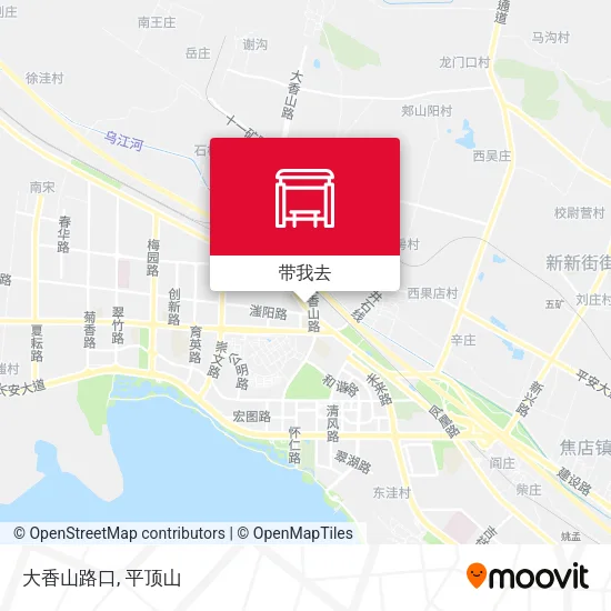 大香山路口地图
