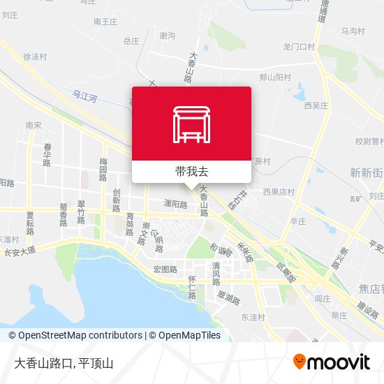 大香山路口地图