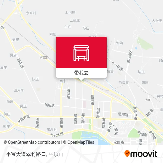 平宝大道翠竹路口地图