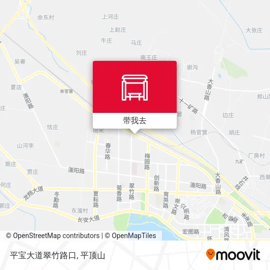 平宝大道翠竹路口地图