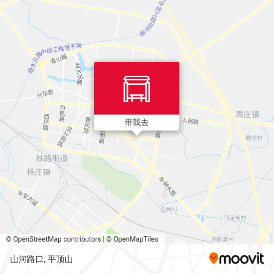 山河路口地图