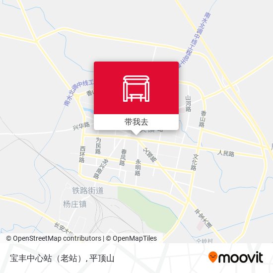 宝丰中心站（老站）地图