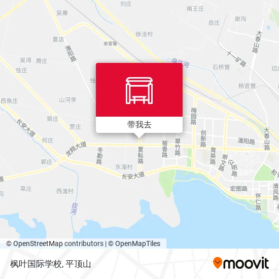 枫叶国际学校地图