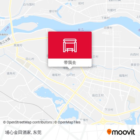 埔心金田酒家地图