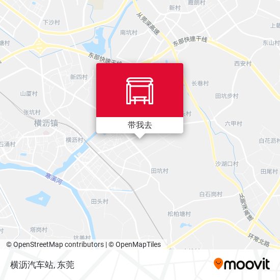 横沥汽车站地图