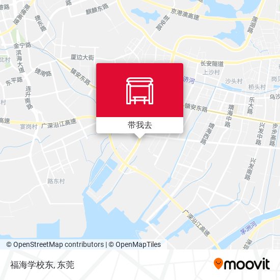 福海学校东地图