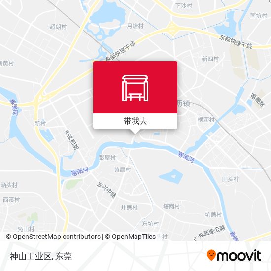 神山工业区地图