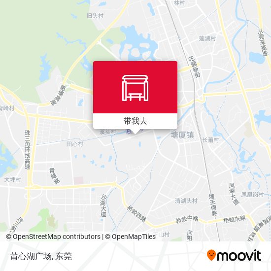莆心湖广场地图