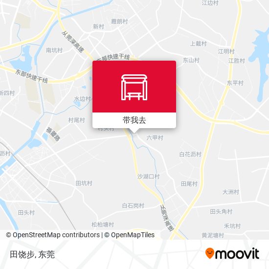 田饶步地图