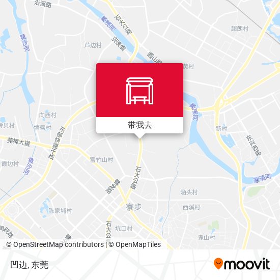 凹边地图