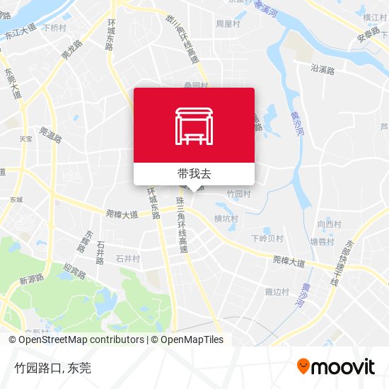 竹园路口地图
