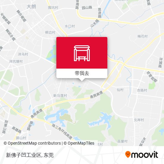 新佛子凹工业区地图