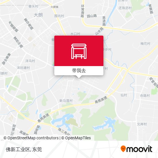 佛新工业区地图