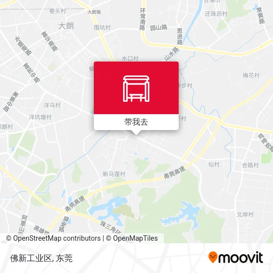 佛新工业区地图