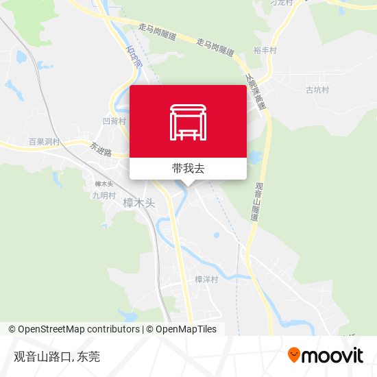 观音山路口地图