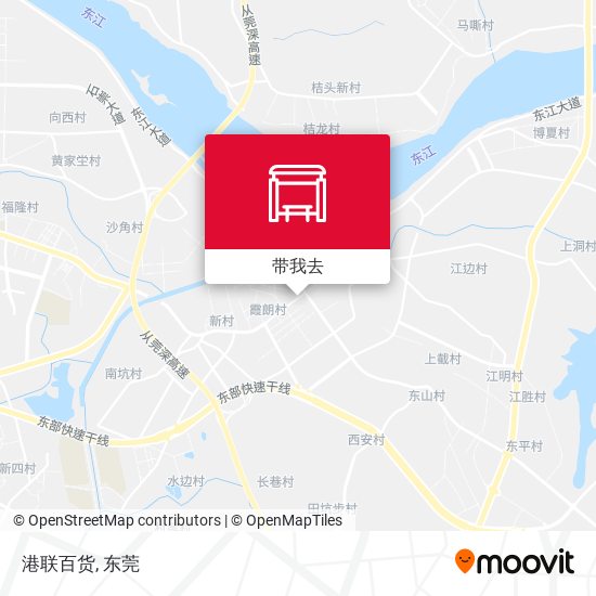 港联百货地图