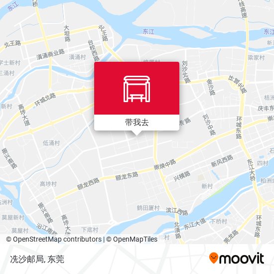 冼沙邮局地图