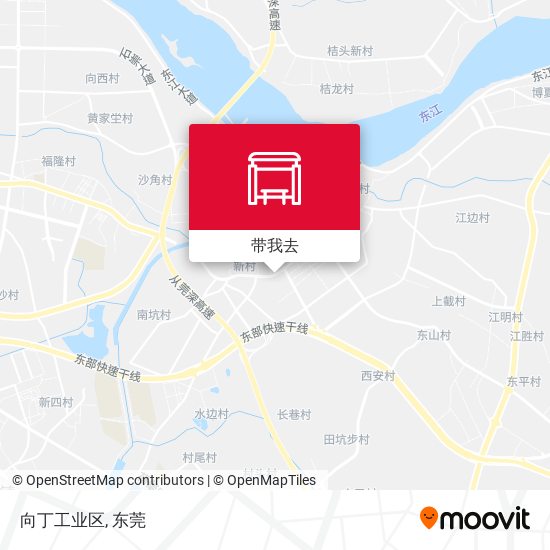 向丁工业区地图