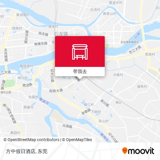 方中假日酒店地图