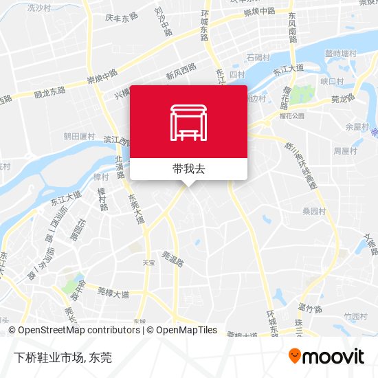 下桥鞋业市场地图