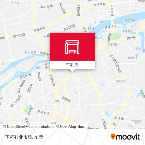 下桥鞋业市场地图