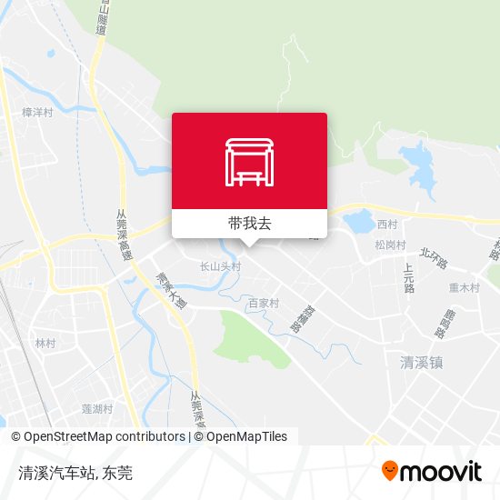 清溪汽车站地图