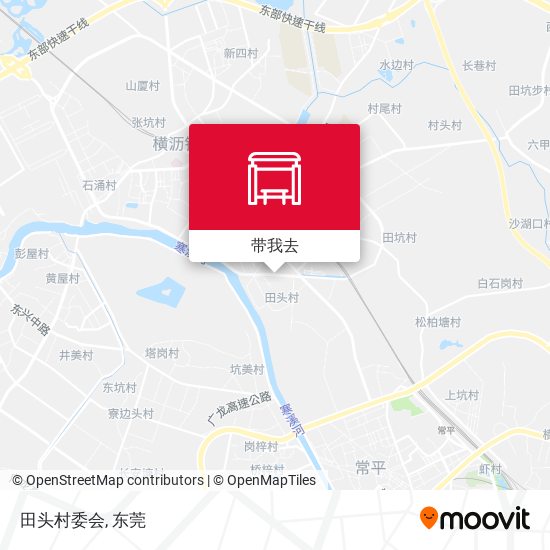 田头村委会地图